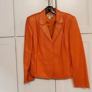 Beautiful and buttery soft leather blazer 10